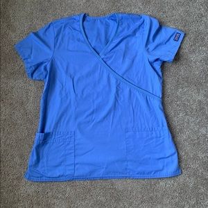 Ceil Blue Cherokee Scrub Top